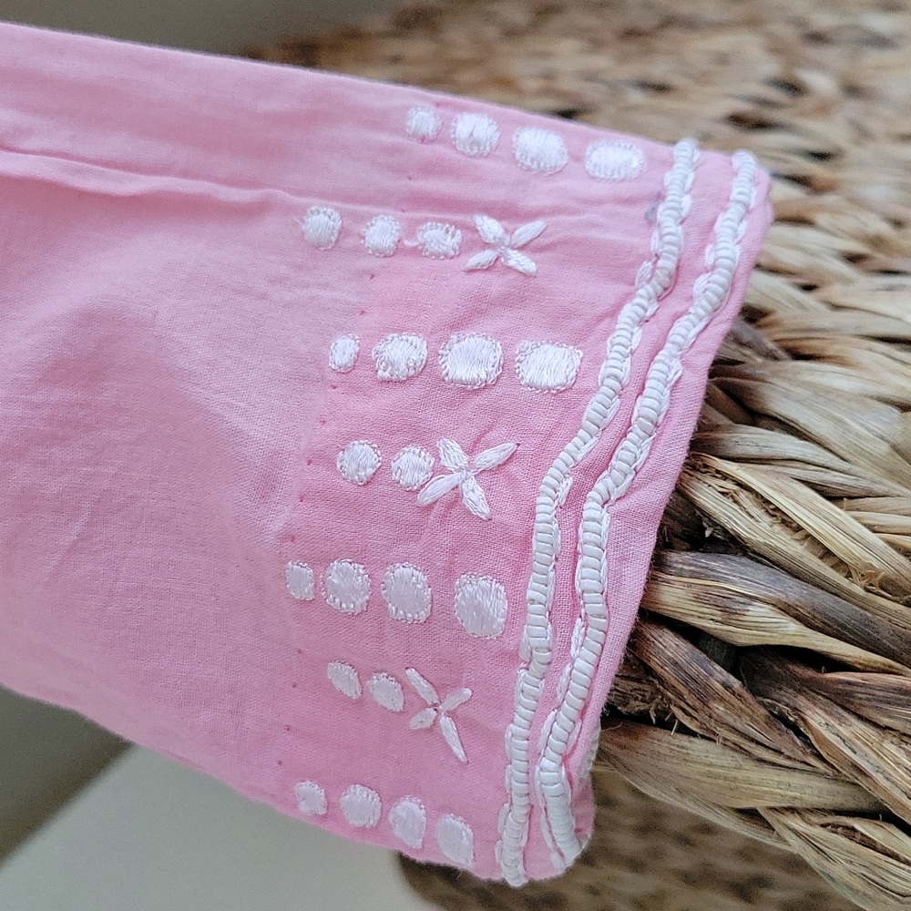 Sachin and Babi pink tunic with white embroidery (S) - Picture 4 of 5